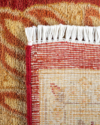 Contemporary Eclectic Orange Wool Area Rug 8' 10" x 12' 0" - Solo Rugs
