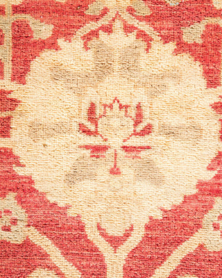 Contemporary Eclectic Orange Wool Area Rug 8' 1" x 10' 2" - Solo Rugs