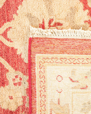 Contemporary Eclectic Orange Wool Area Rug 8' 1" x 10' 2" - Solo Rugs