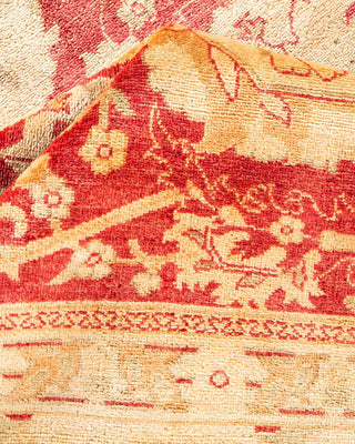 Contemporary Eclectic Orange Wool Area Rug 8' 1" x 10' 2" - Solo Rugs