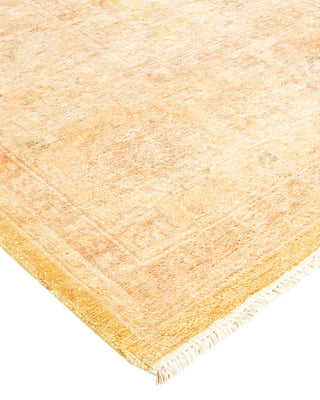 Traditional Mogul Green Wool Area Rug 8' 2" x 10' 6" - Solo Rugs