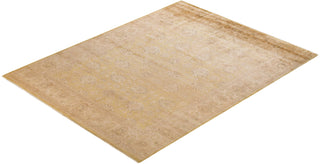 Traditional Mogul Green Wool Area Rug 8' 2" x 10' 6" - Solo Rugs