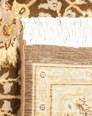 Traditional Mogul Brown Wool Runner 2' 6" x 8' 0" - Solo Rugs