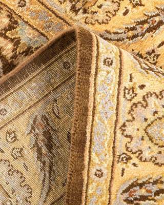 Traditional Mogul Brown Wool Runner 2' 6" x 8' 0" - Solo Rugs