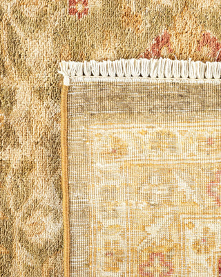 Contemporary Eclectic Green Wool Area Rug 8' 1" x 9' 10" - Solo Rugs