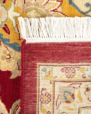 Traditional Mogul Red Wool Area Rug 8' 2" x 10' 1" - Solo Rugs