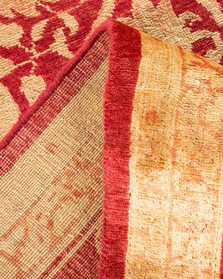 Contemporary Eclectic Red Wool Area Rug 9' 1" x 15' 4" - Solo Rugs