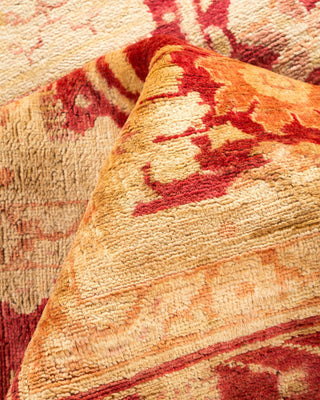 Contemporary Eclectic Red Wool Area Rug 9' 1" x 15' 4" - Solo Rugs