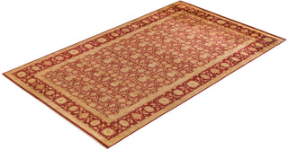 Contemporary Eclectic Red Wool Area Rug 9' 1" x 15' 4" - Solo Rugs