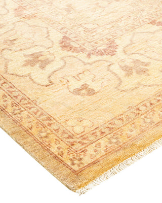 Contemporary Eclectic Ivory Wool Area Rug 8' 1" x 9' 10" - Solo Rugs