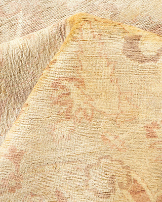Contemporary Eclectic Ivory Wool Area Rug 8' 1" x 9' 10" - Solo Rugs