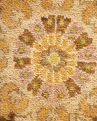 Contemporary Eclectic Brown Wool Area Rug 7' 10" x 9' 10" - Solo Rugs