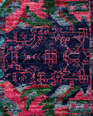 Modern, One-of-a-Kind Handmade Area Rug - Blue, 17' 6" x 9' 10" - Solo Rugs