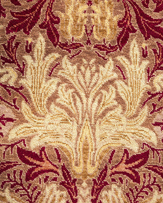 Contemporary Eclectic Brown Wool Area Rug 8' 10" x 11' 10" - Solo Rugs