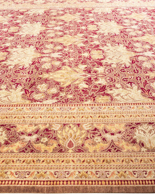 Contemporary Eclectic Brown Wool Area Rug 8' 10" x 11' 10" - Solo Rugs
