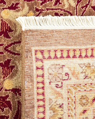 Contemporary Eclectic Brown Wool Area Rug 8' 10" x 11' 10" - Solo Rugs