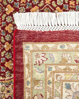 Traditional Mogul Red Wool Area Rug 9' 2" x 12' 4" - Solo Rugs
