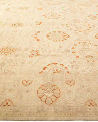 Traditional Mogul Ivory Wool Area Rug 8' 1" x 10' 2" - Solo Rugs