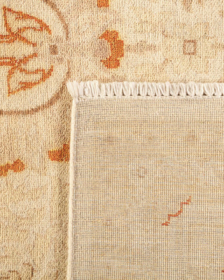 Traditional Mogul Ivory Wool Area Rug 8' 1" x 10' 2" - Solo Rugs