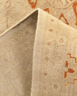 Traditional Mogul Ivory Wool Area Rug 8' 1" x 10' 2" - Solo Rugs