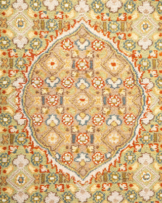 Traditional Mogul Black Wool Area Rug 8' 2" x 10' 5" - Solo Rugs