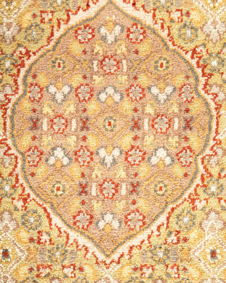 Traditional Mogul Red Wool Area Rug 8' 3" x 10' 2" - Solo Rugs
