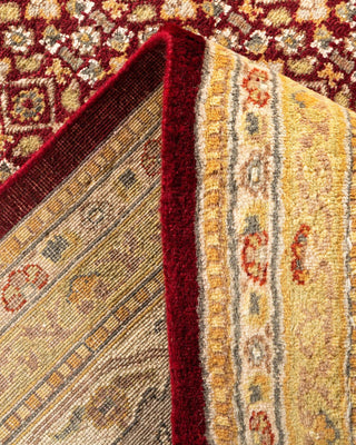 Traditional Mogul Red Wool Area Rug 8' 3" x 10' 2" - Solo Rugs