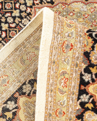 Traditional Mogul Ivory Wool Area Rug 6' 8" x 10' 0" - Solo Rugs