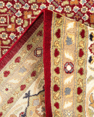 Traditional Mogul Red Wool Area Rug 8' 1" x 10' 5" - Solo Rugs
