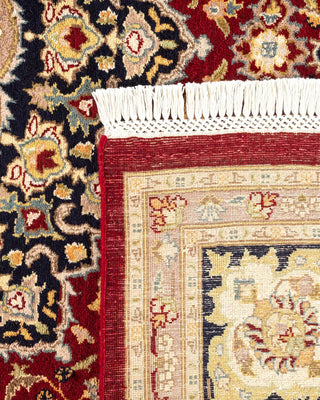 Traditional Mogul Red Wool Area Rug 8' 1" x 10' 5" - Solo Rugs