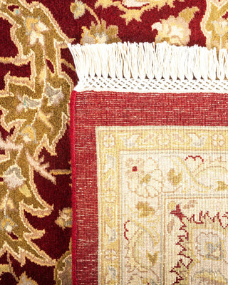 Traditional Mogul Red Wool Area Rug 8' 0" x 10' 1" - Solo Rugs