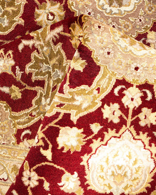 Traditional Mogul Red Wool Area Rug 8' 0" x 10' 1" - Solo Rugs