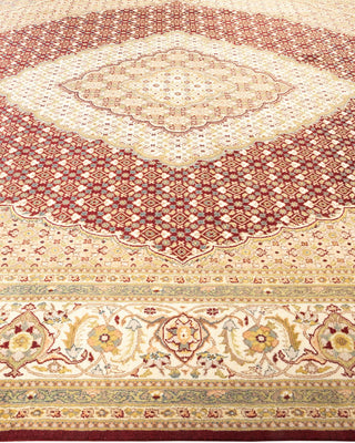 Traditional Mogul Re Wool Area Rug 9' 2" x 12' 1" - Solo Rugs
