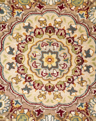 Traditional Mogul Orange Wool Area Rug 8' 1" x 10' 5" - Solo Rugs