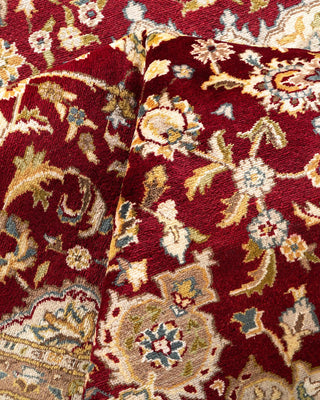 Traditional Mogul Orange Wool Area Rug 8' 1" x 10' 5" - Solo Rugs