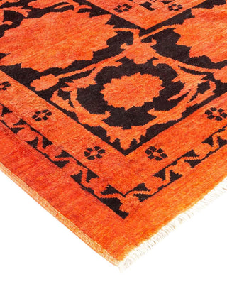 Contemporary Vibrance Orange Wool Area Rug 12' 2" x 17' 5" - Solo Rugs