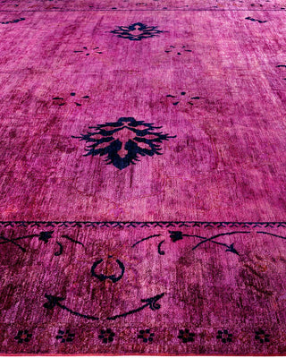 Vibrance, One-of-a-Kind Handmade Area Rug - Purple, 17' 4" x 11' 7" - Solo Rugs