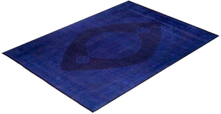 Contemporary Fine Vibrance Purple Wool Area Rug 10' 2" x 14' 0" - Solo Rugs