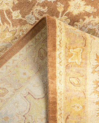 Traditional Mogul Yellow Wool Area Rug 8' 3" x 10' 4" - Solo Rugs