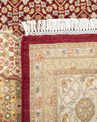 Traditional Mogul Red Wool Area Rug 7' 10" x 10' 5" - Solo Rugs