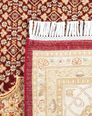 Traditional Mogul Red Wool Area Rug 8' 2" x 10' 1" - Solo Rugs