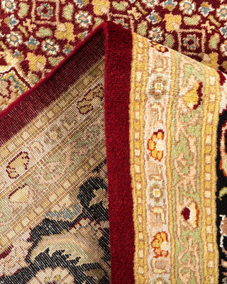 Traditional Mogul Red Wool Area Rug 8' 0" x 11' 1" - Solo Rugs