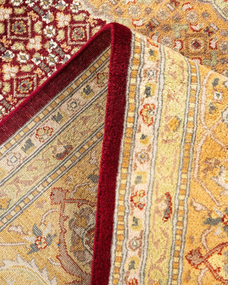 Traditional Mogul Red Wool Area Rug 8' 3" x 10' 2" - Solo Rugs