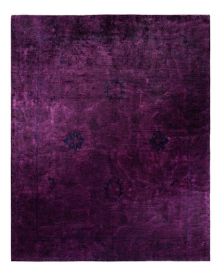 Vibrance, One-of-a-Kind Handmade Area Rug - Purple, 14' 5" x 11' 10" - Solo Rugs