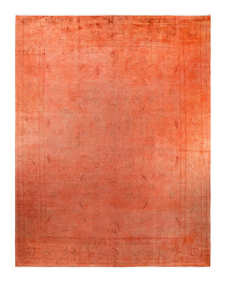 Vibrance, One-of-a-Kind Handmade Area Rug - Orange, 15' 1" x 12' 1" - Solo Rugs