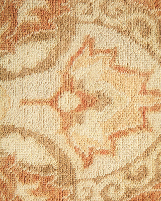 Traditional Mogul Ivory Wool Area Rug 8' 2" x 10' 4" - Solo Rugs