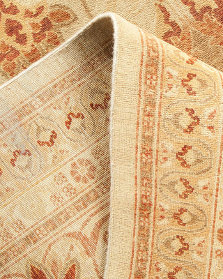 Traditional Mogul Ivory Wool Area Rug 8' 2" x 10' 4" - Solo Rugs