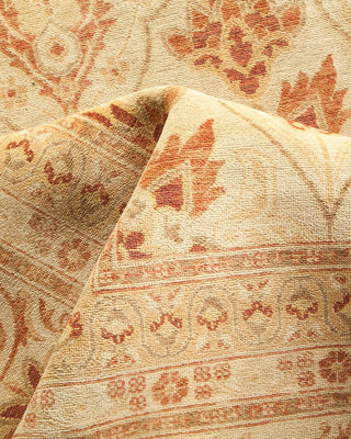 Traditional Mogul Ivory Wool Area Rug 8' 2" x 10' 4" - Solo Rugs