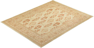 Traditional Mogul Ivory Wool Area Rug 8' 2" x 10' 4" - Solo Rugs