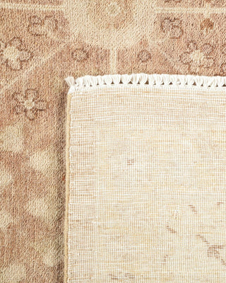 Traditional Mogul Beige Wool Area Rug 8' 1" x 10' 4" - Solo Rugs